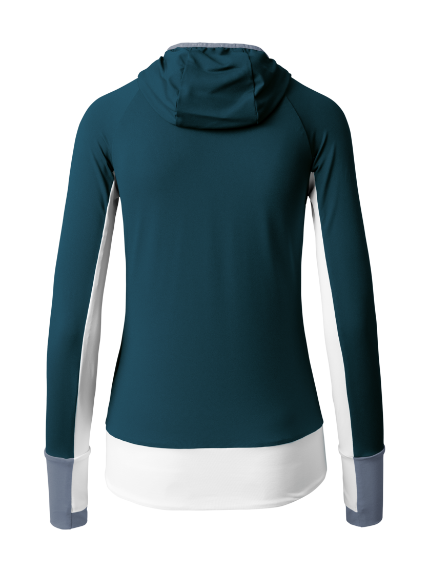Martini Sportswear - HILLCLIMB Midlayer Jacket W - Strati intermedi in poseidon-white-moon - vista posteriore - Donna