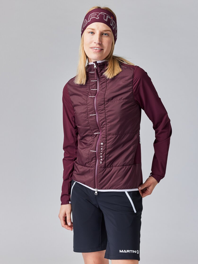 Martini Sportswear - HILLCLIMB Hybrid Jacket G-Loft® W  - Hybridjacken in mosstone - Vorderansicht Model - Damen