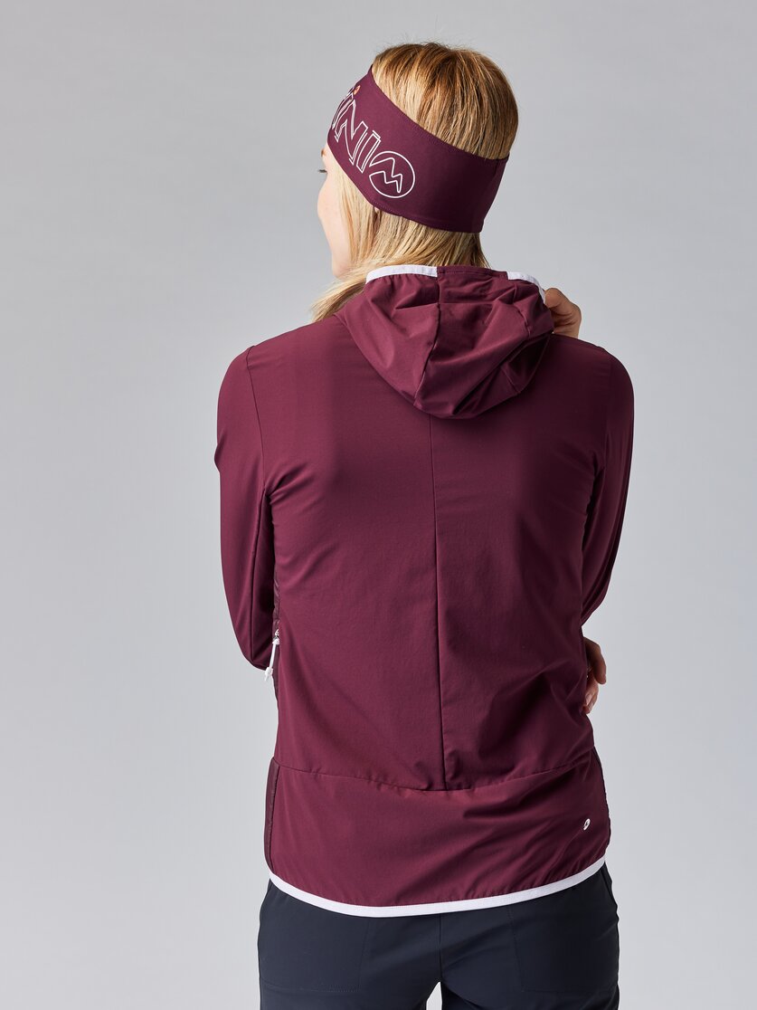 Martini Sportswear - HILLCLIMB Hybrid Jacket G-Loft® W  - Hybridjacken in mosstone - Rückansicht Model - Damen
