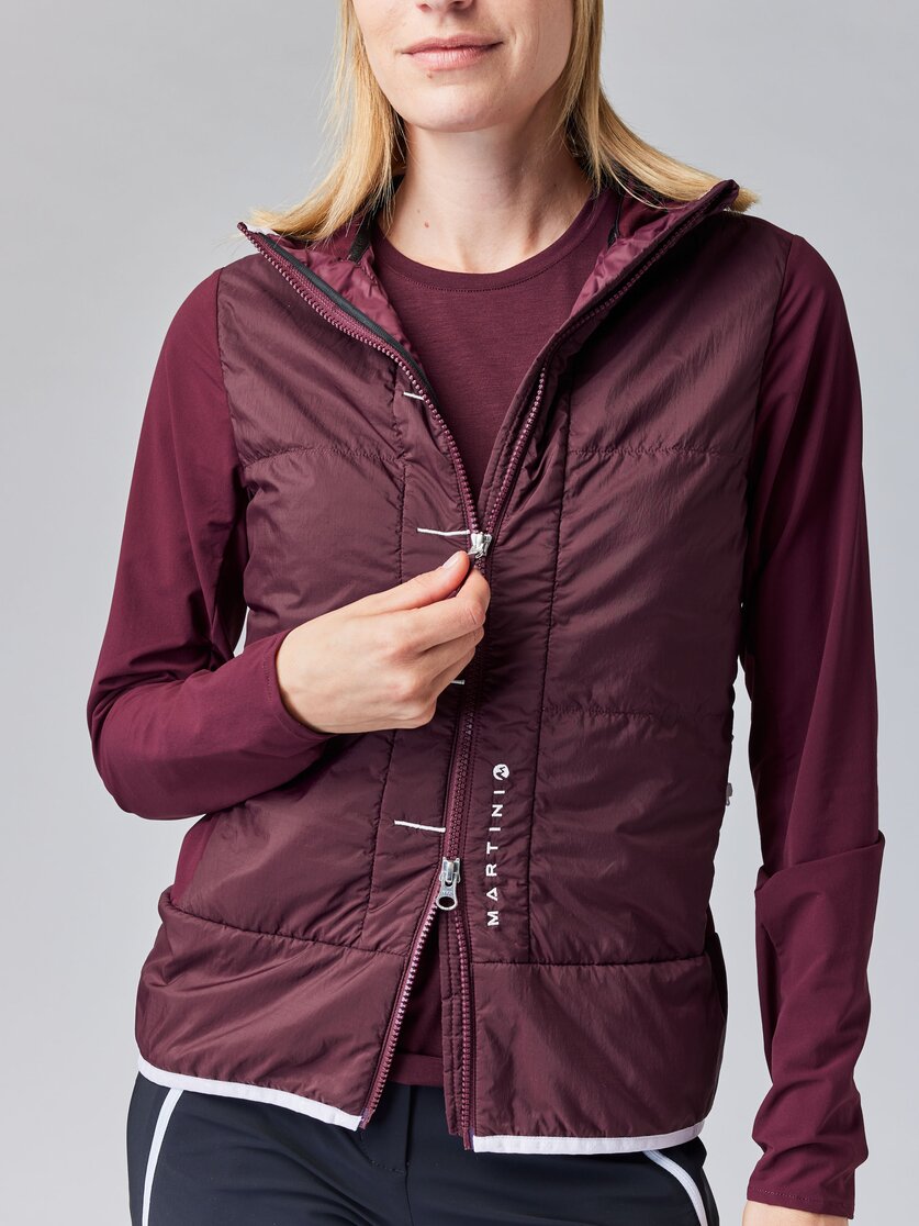 Martini Sportswear - HILLCLIMB Hybrid Jacket G-Loft® W  - Hybridjacken in mosstone - Detail 1 - Damen