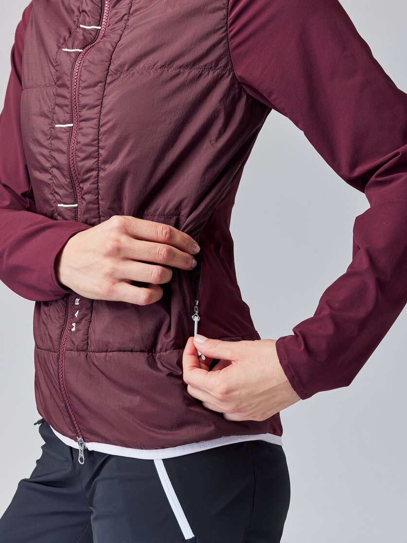Martini Sportswear - HILLCLIMB Hybrid Jacket G-Loft® W  - Hybridjacken in mosstone - Detail 3 - Damen