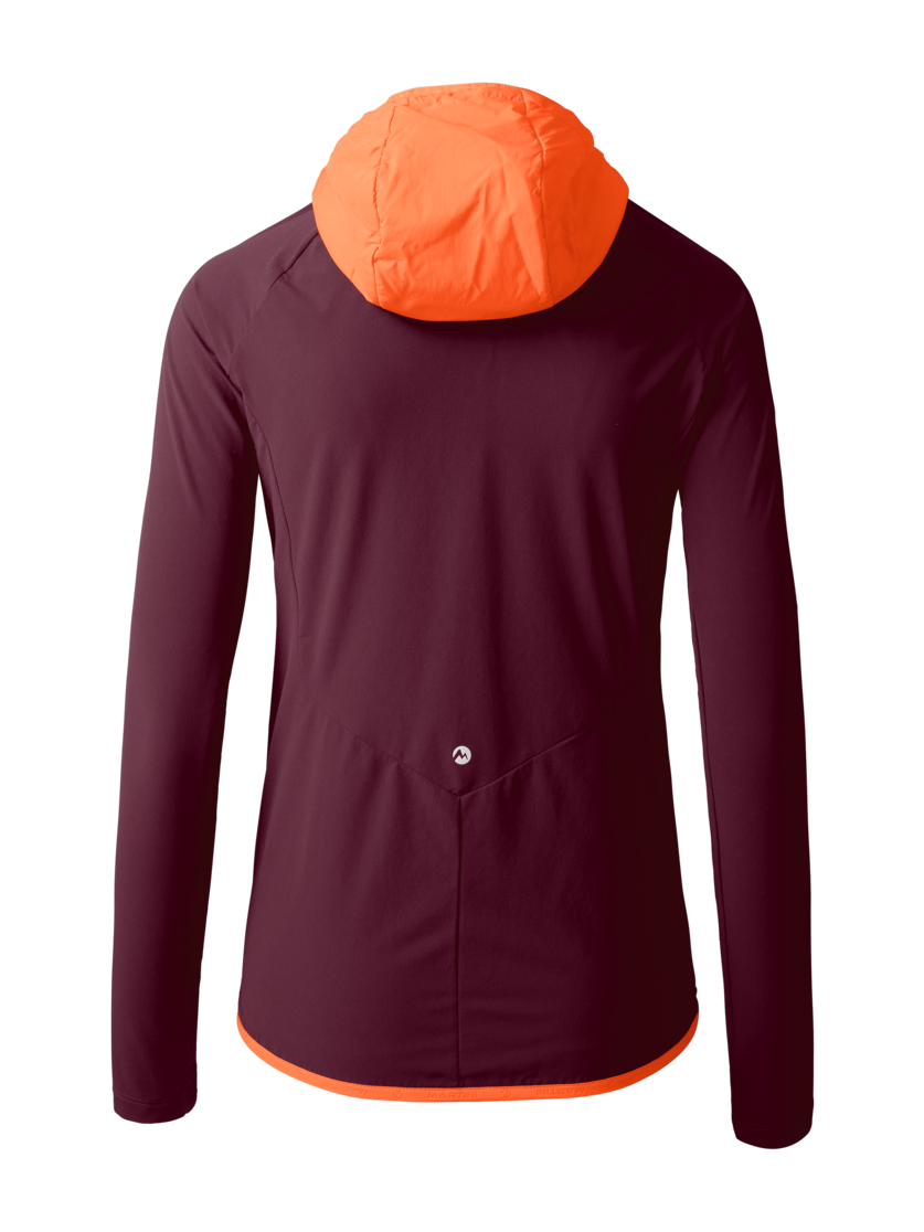 Martini Sportswear - HIGHVENTURE Hybrid Jacket G-Loft® W - Hybrid jackets in mango-fairy tale - rear view - Women