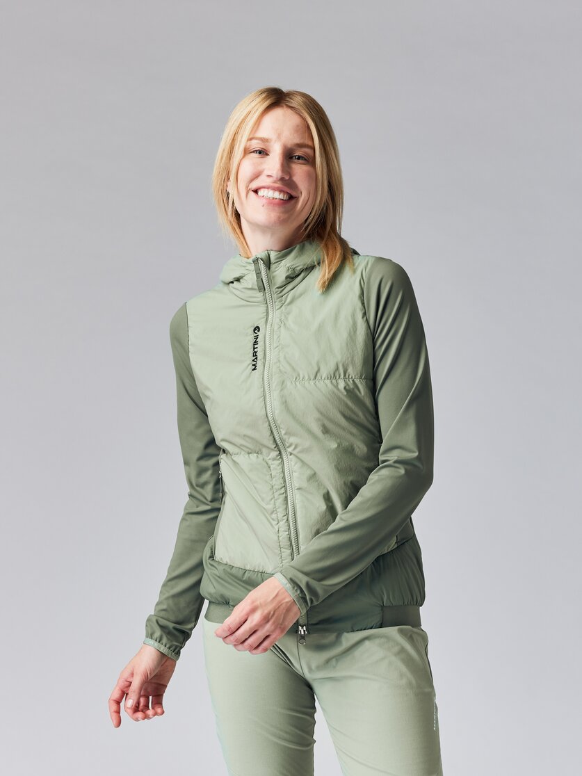 Martini Sportswear - ALPMATE Hybrid Jacket G-Loft® W - Hybridjacken in tendril-mosstone - Vorderansicht Model - Damen