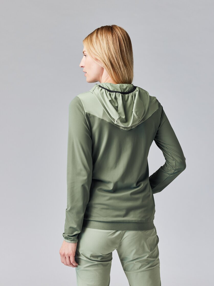 Martini Sportswear - ALPMATE Hybrid Jacket G-Loft® W - Hybridjacken in tendril-mosstone - Rückansicht Model - Damen