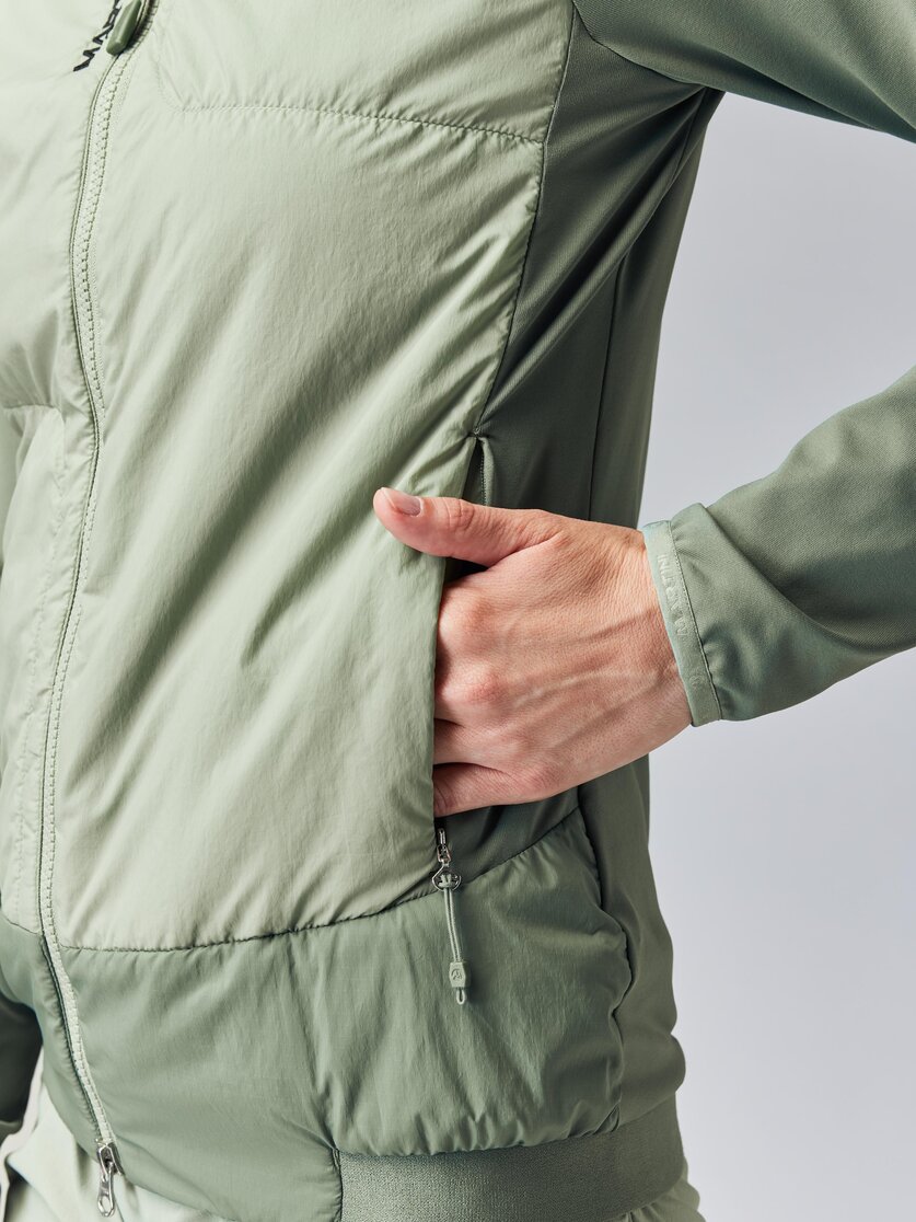 Martini Sportswear - ALPMATE Hybrid Jacket G-Loft® W - Hybridjacken in tendril-mosstone - Detail 2 - Damen