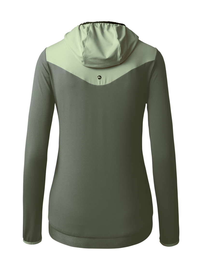 Martini Sportswear - ALPMATE Hybrid Jacket G-Loft® W - Hybridjacken in tendril-mosstone - Rückansicht - Damen
