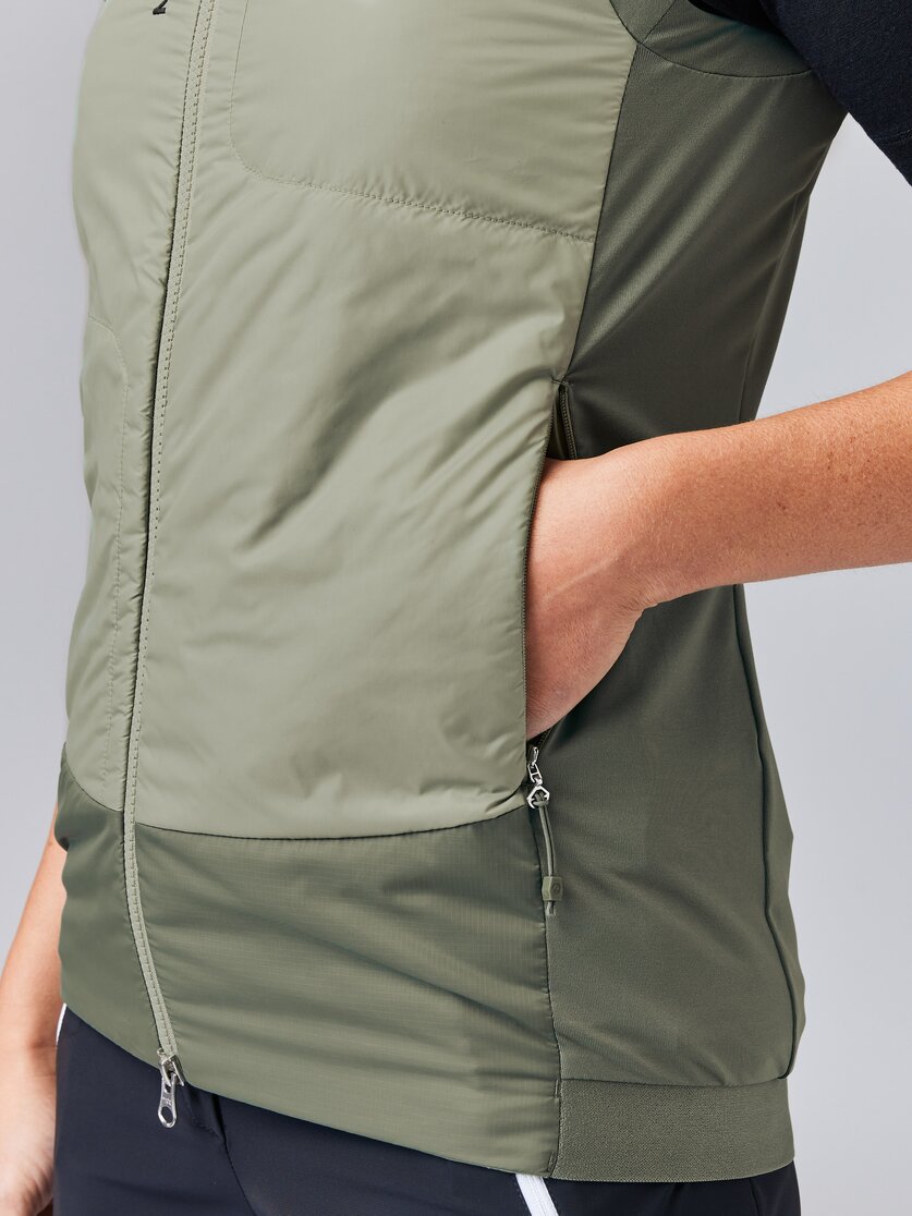 Martini Sportswear - ALPMATE Hybrid Vest G-Loft® W - Westen in tendril-mosstone - Detail 2 - Damen