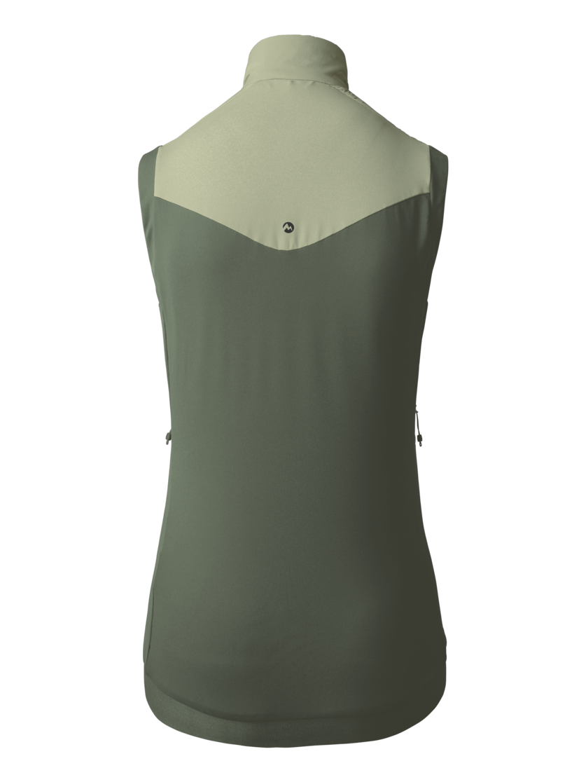 Martini Sportswear - ALPMATE Hybrid Vest G-Loft® W - Westen in tendril-mosstone - Rückansicht - Damen