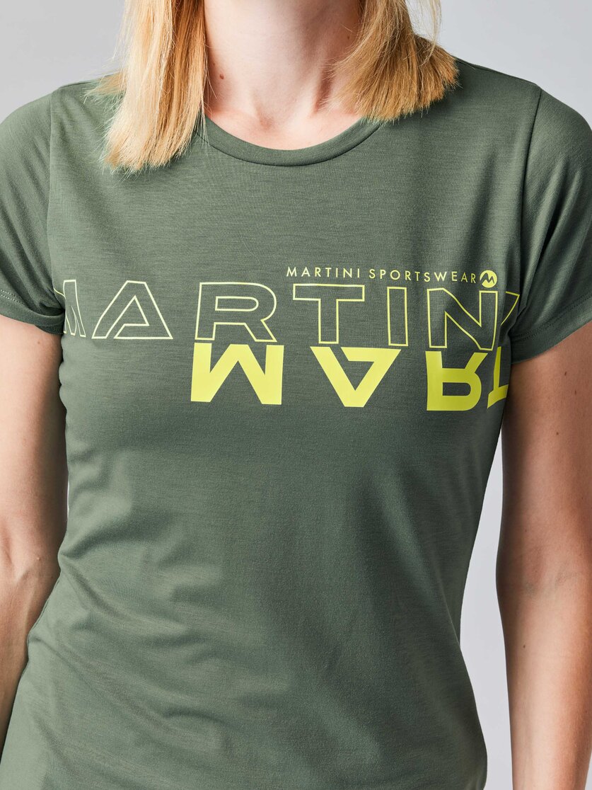 Martini Sportswear - HILLCLIMB Shirt W - T-Shirts in mosstone - Detail 1 - Damen