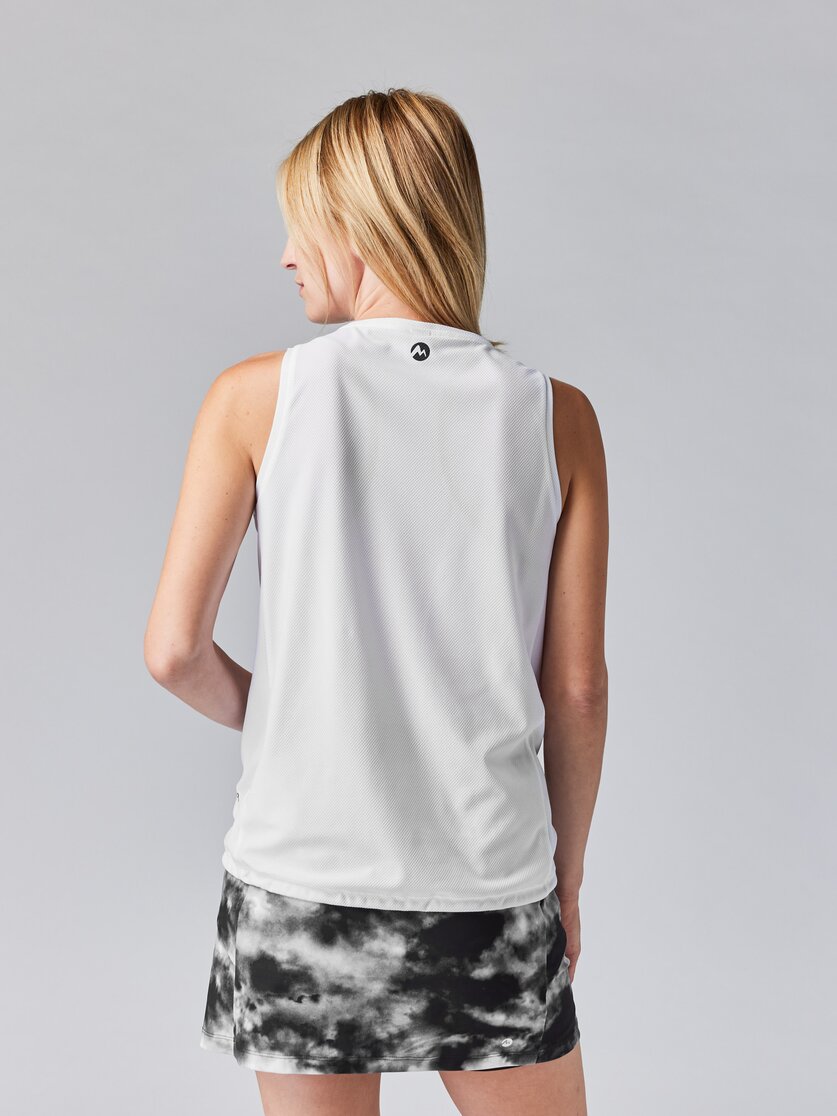 Martini Sportswear - FIRSTLIGHT Sleeveless Shirt Straight W - Tops in greenery - Rückansicht Model - Damen