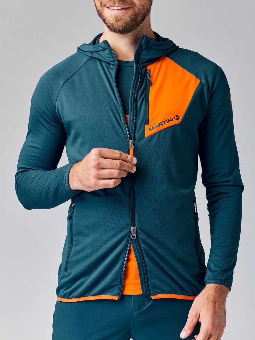 Martini Sportswear - HIGHVENTURE Midlayer Jacket M - Pile in mosstone-greenery - Dettaglio 1 - Uomo