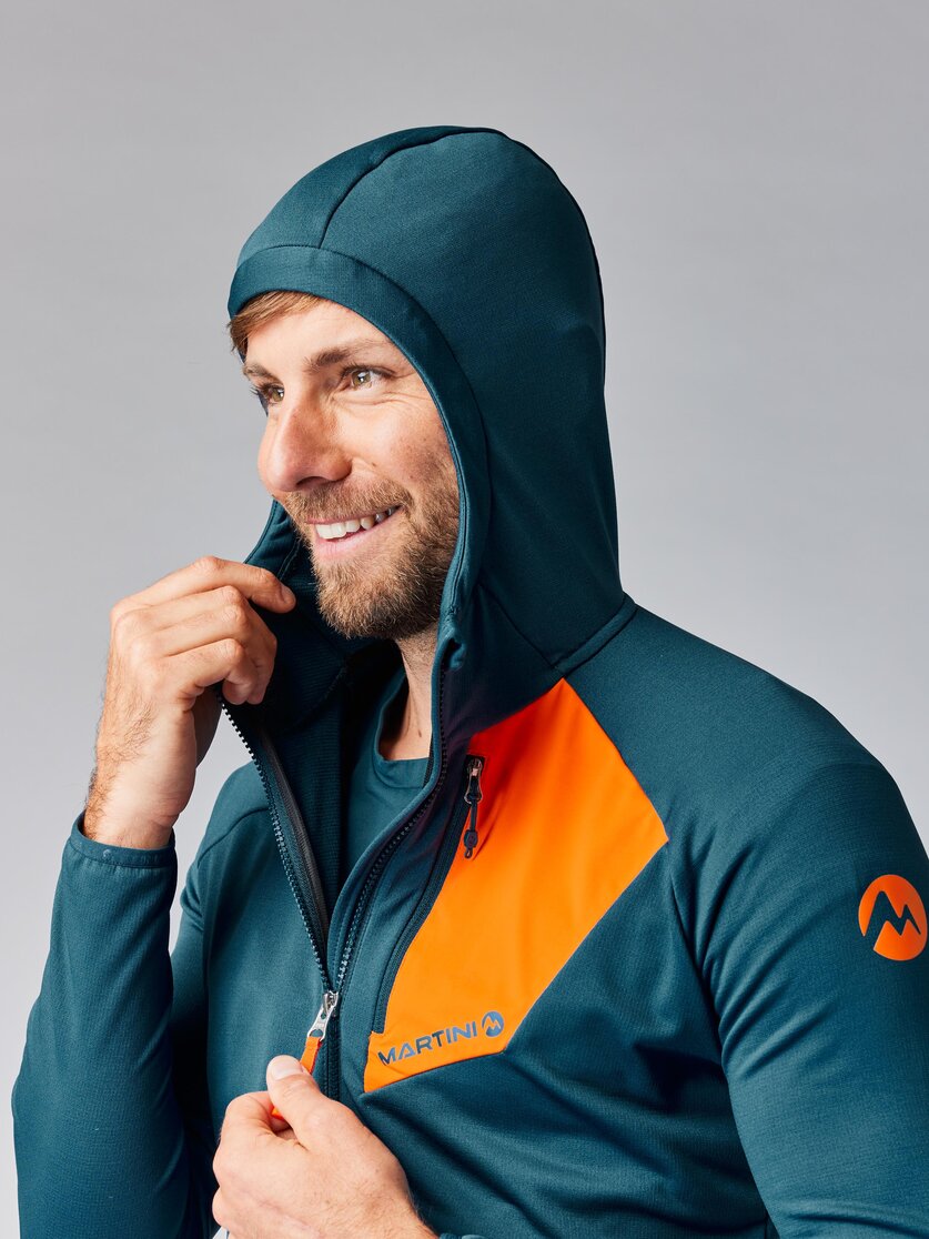 Martini Sportswear - HIGHVENTURE Midlayer Jacket M - Pile in mosstone-greenery - Dettaglio 4 - Uomo