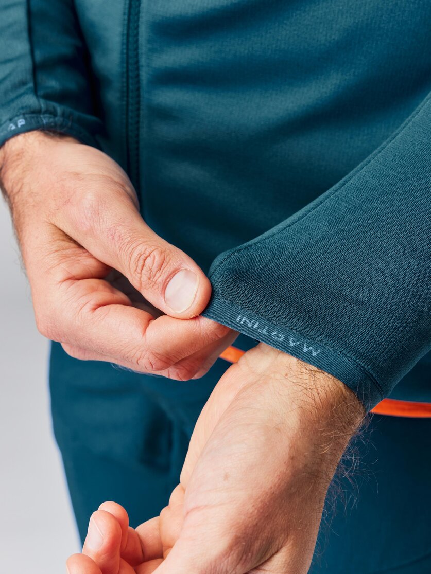 Martini Sportswear - HIGHVENTURE Midlayer Jacket M - Pile in mosstone-greenery - Dettaglio 5 - Uomo