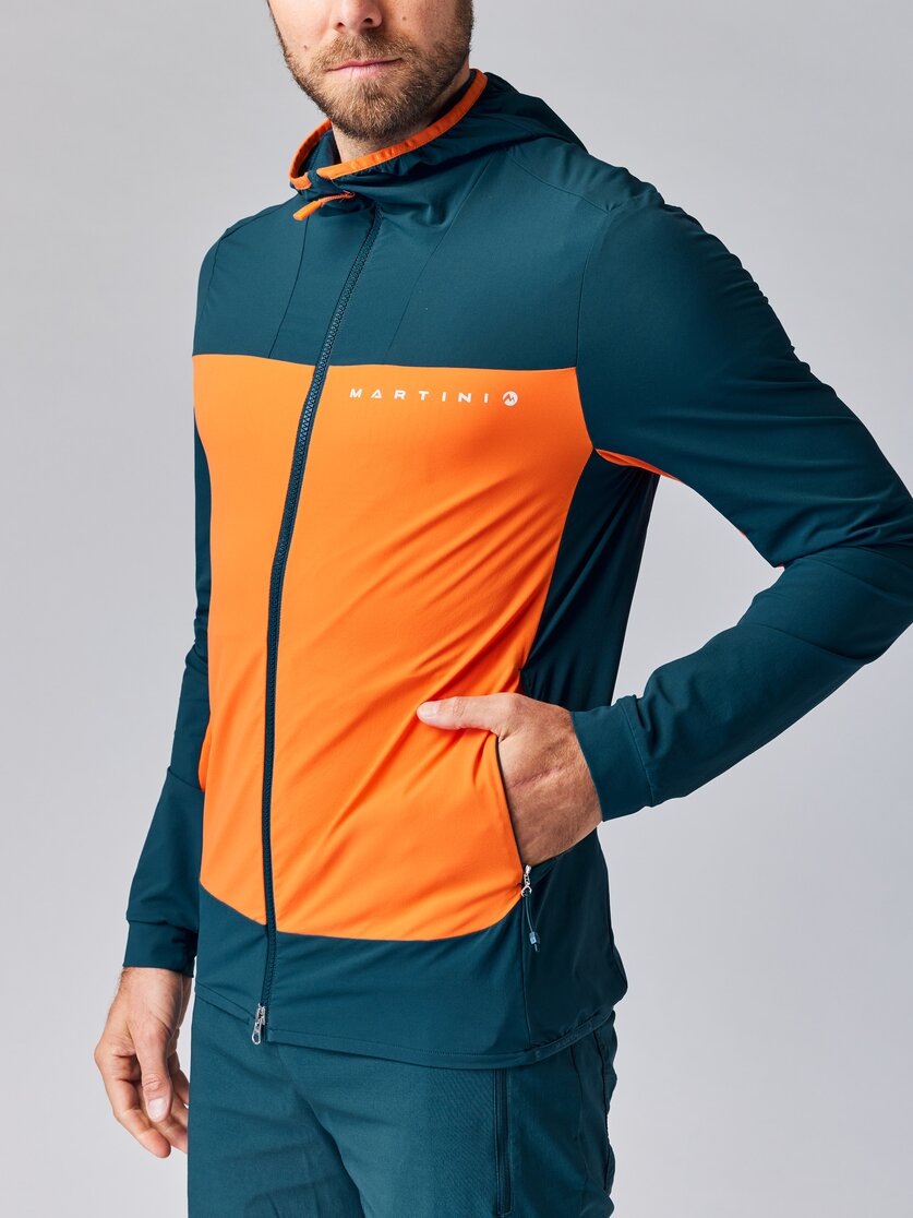 Martini Sportswear - ALPMATE Midlayer Jacket M - Midlayers in mosstone-black - Detail 3 - Men