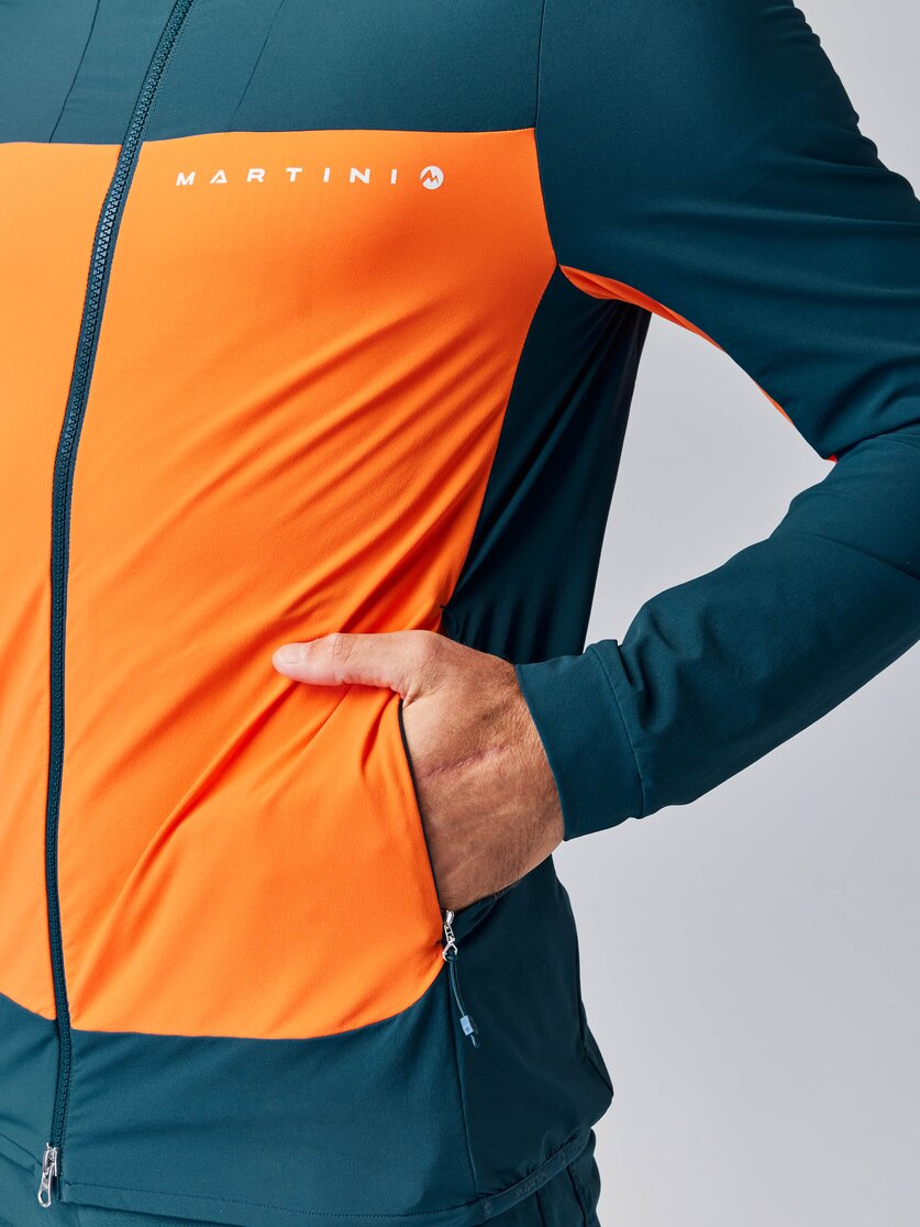 Martini Sportswear - ALPMATE Midlayer Jacket M - Midlayers in mosstone-black - Detail 4 - Men