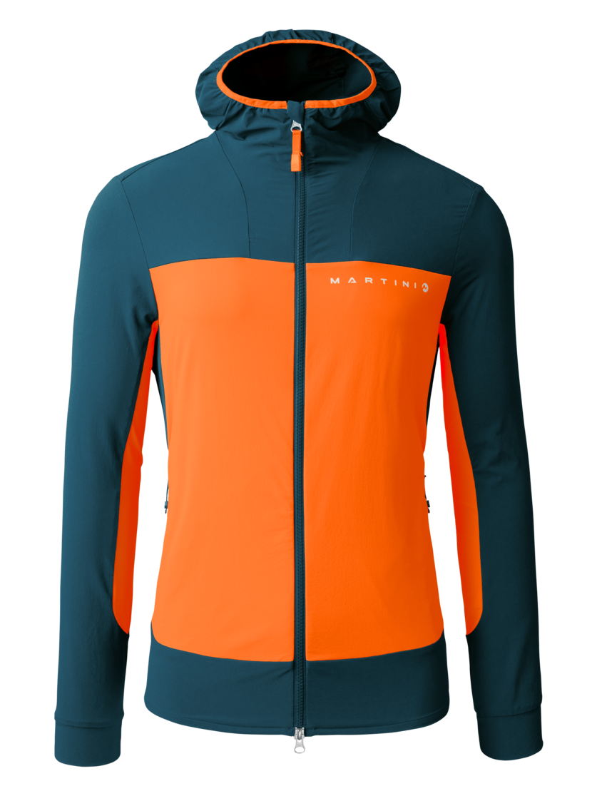 Martini Sportswear - ALPMATE Midlayer Jacket M - Midlayers in poseidon-fire - Vorderansicht - Herren