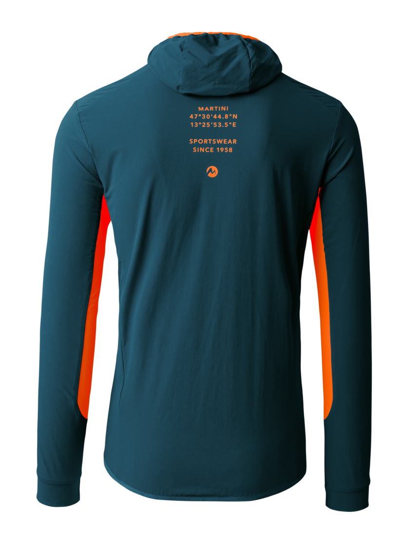 Martini Sportswear - ALPMATE Midlayer Jacket M - Midlayers in poseidon-fire - Rückansicht - Herren