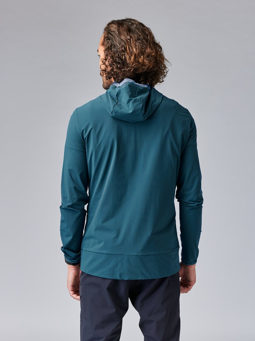 Martini Sportswear - HIGHVENTURE Hybrid Jacket Primaloft® Gold M - Giacche ibride in mosstone-greenery - vista laterale modello - Uomo
