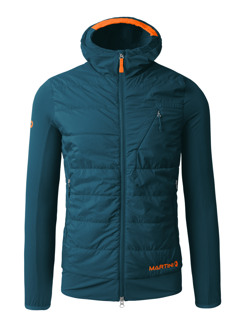 Martini Sportswear - HIGHVENTURE Hybrid Jacket Primaloft® Gold M - Giacche ibride in poseidon-fire - vista frontale - Uomo