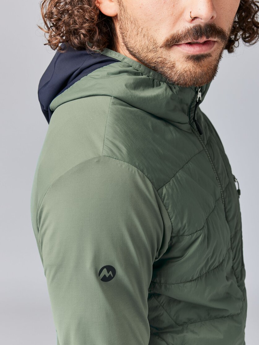 Martini Sportswear - NEVERREST Hybrid Jacket G-Loft® M - Hybridjacken in mosstone-black - Detail 1 - Herren