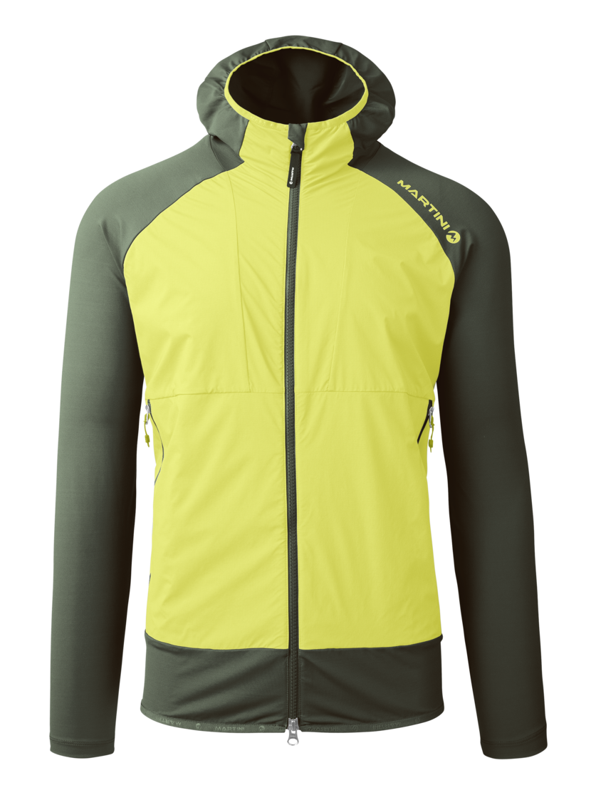 Martini Sportswear - TREKTECH Hybrid Jacket M - Hybridjacken in mosstone-greenery - Vorderansicht - Herren