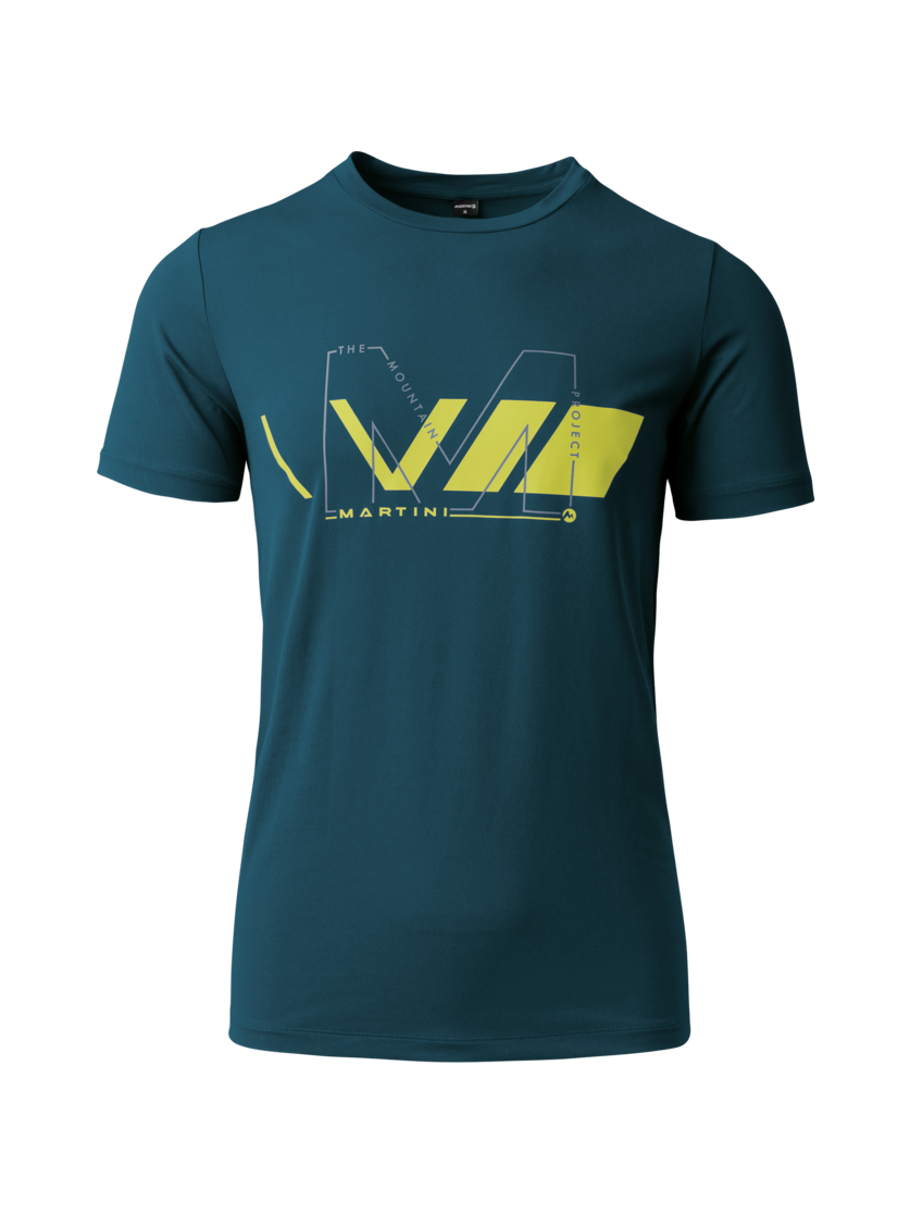 Martini Sportswear - NEVERREST Shirt M - T-Shirts in poseidon-greenery - Vorderansicht - Herren