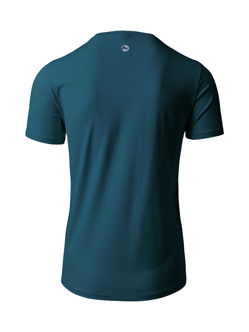 Martini Sportswear - NEVERREST Shirt M - T-Shirts in poseidon-greenery - Rückansicht - Herren