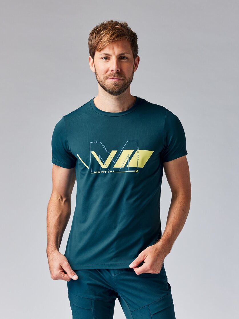 Martini Sportswear - NEVERREST Shirt M - T-Shirts in greenery-mosstone - Vorderansicht Model - Herren