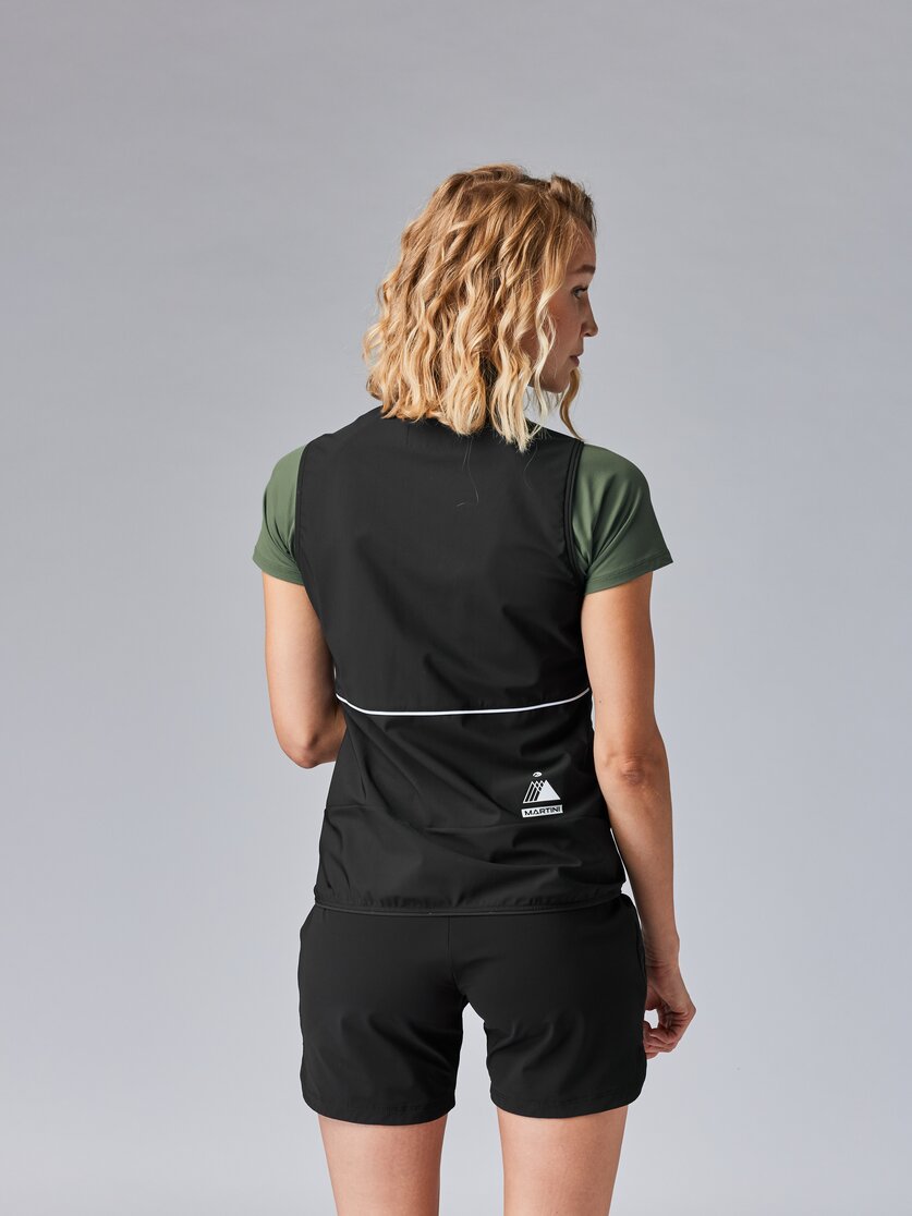 Martini Sportswear - PACEMAKER Hybrid Vest W - Westen in poseidon-solar-moon - Rückansicht Model - Damen