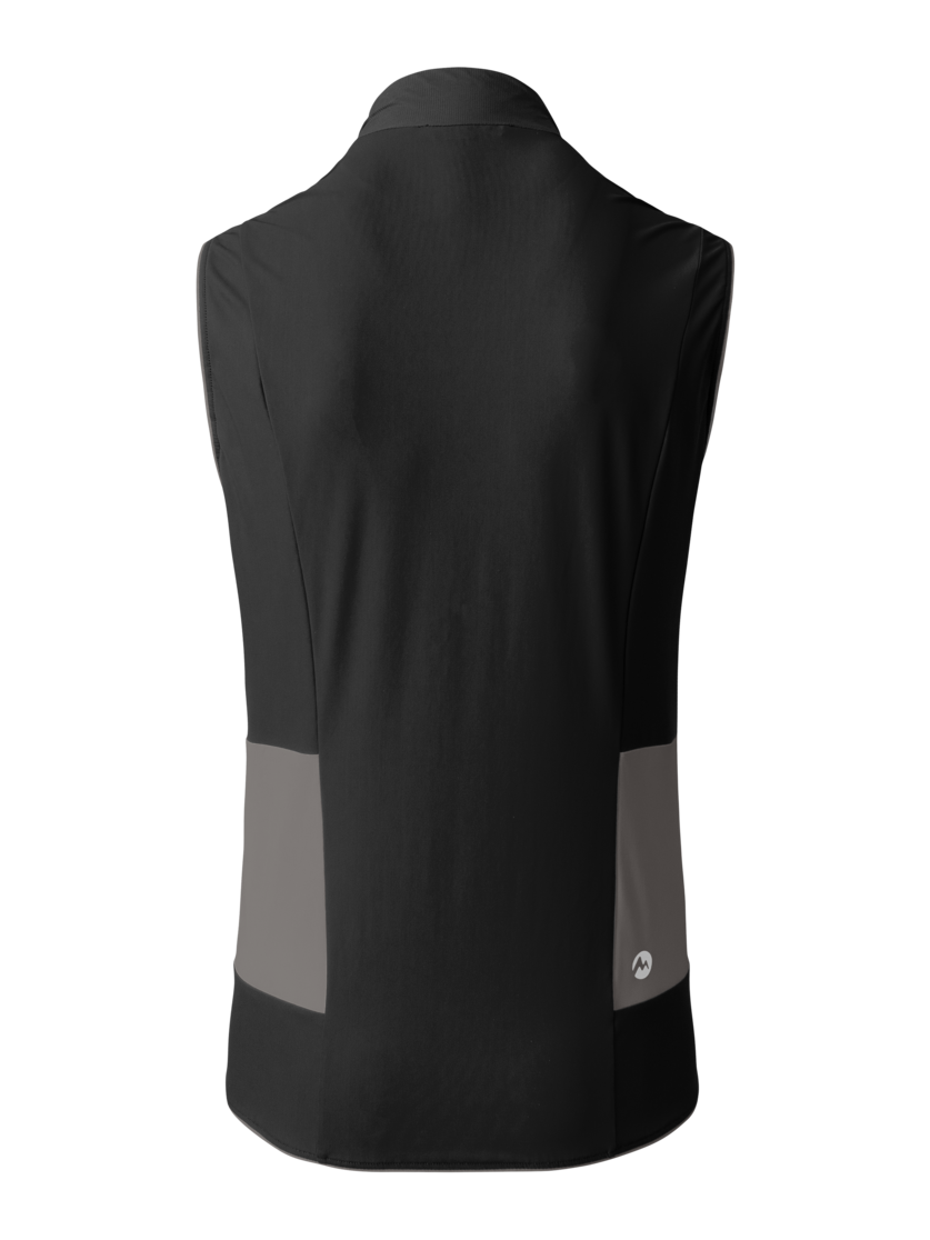 Martini Sportswear - PACEMAKER Hybrid Vest M - Westen in black-steel - Rückansicht - Herren