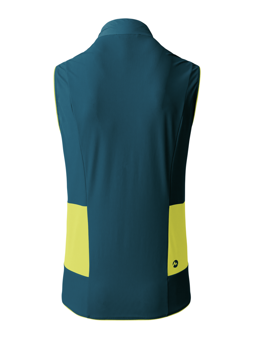Martini Sportswear - PACEMAKER Hybrid Vest M - Gilet in poseidon-greenery - vista posteriore - Uomo