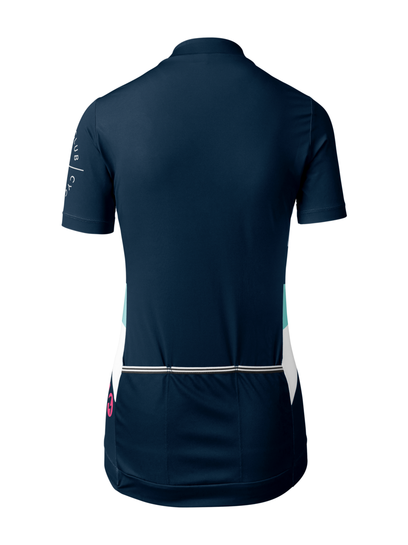 Martini Sportswear - FLOWTRAIL Zip Shirt Dynamic W - T-Shirts in true navy-skylight - Rückansicht - Damen