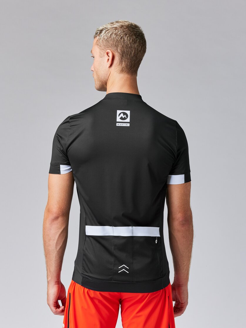 Martini Sportswear - FLOWTRAIL Halfzip Shirt Straight M - T-Shirts in mosstone-greenery - Rückansicht Model - Herren