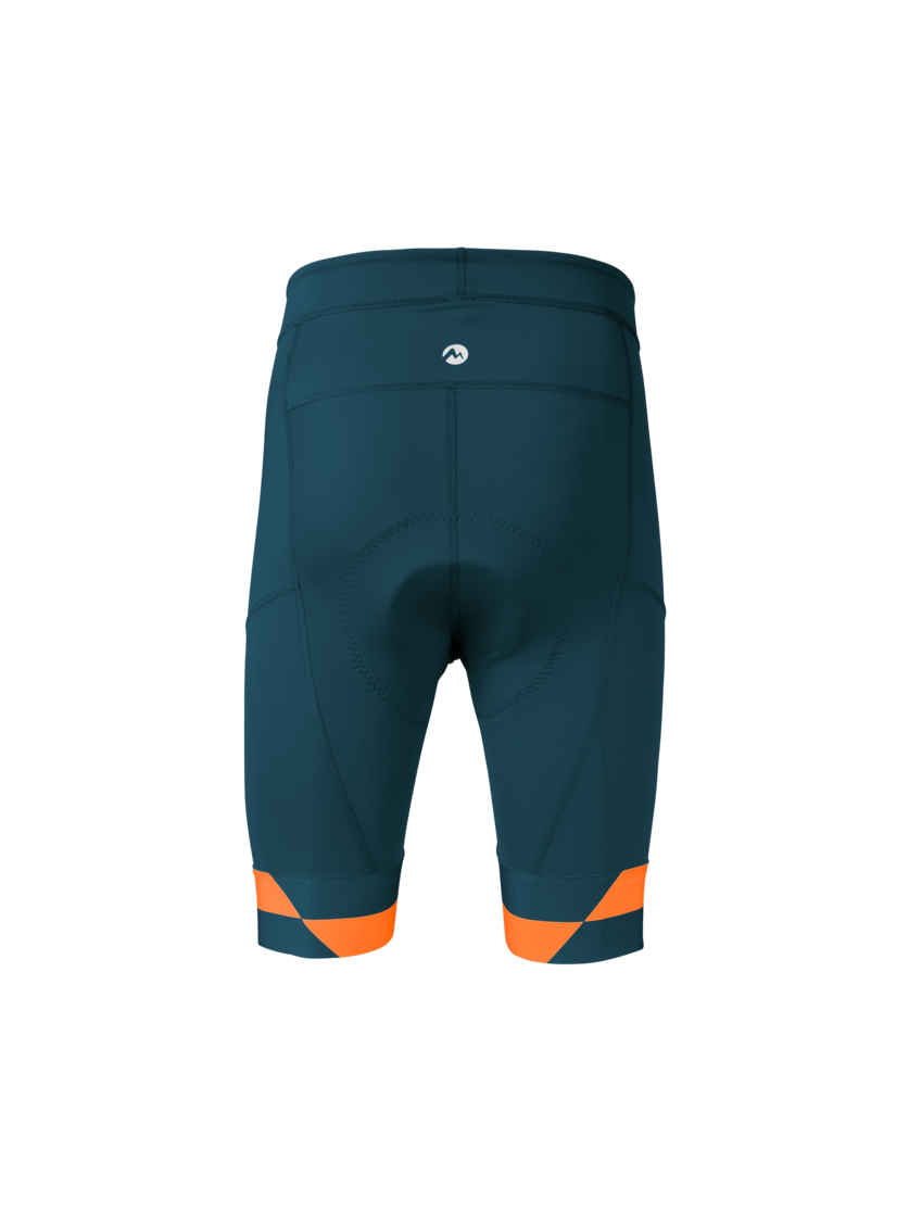 Martini Sportswear - FLOWTRAIL Shorts M - Shorts in poseidon-fire - rear view - Men
