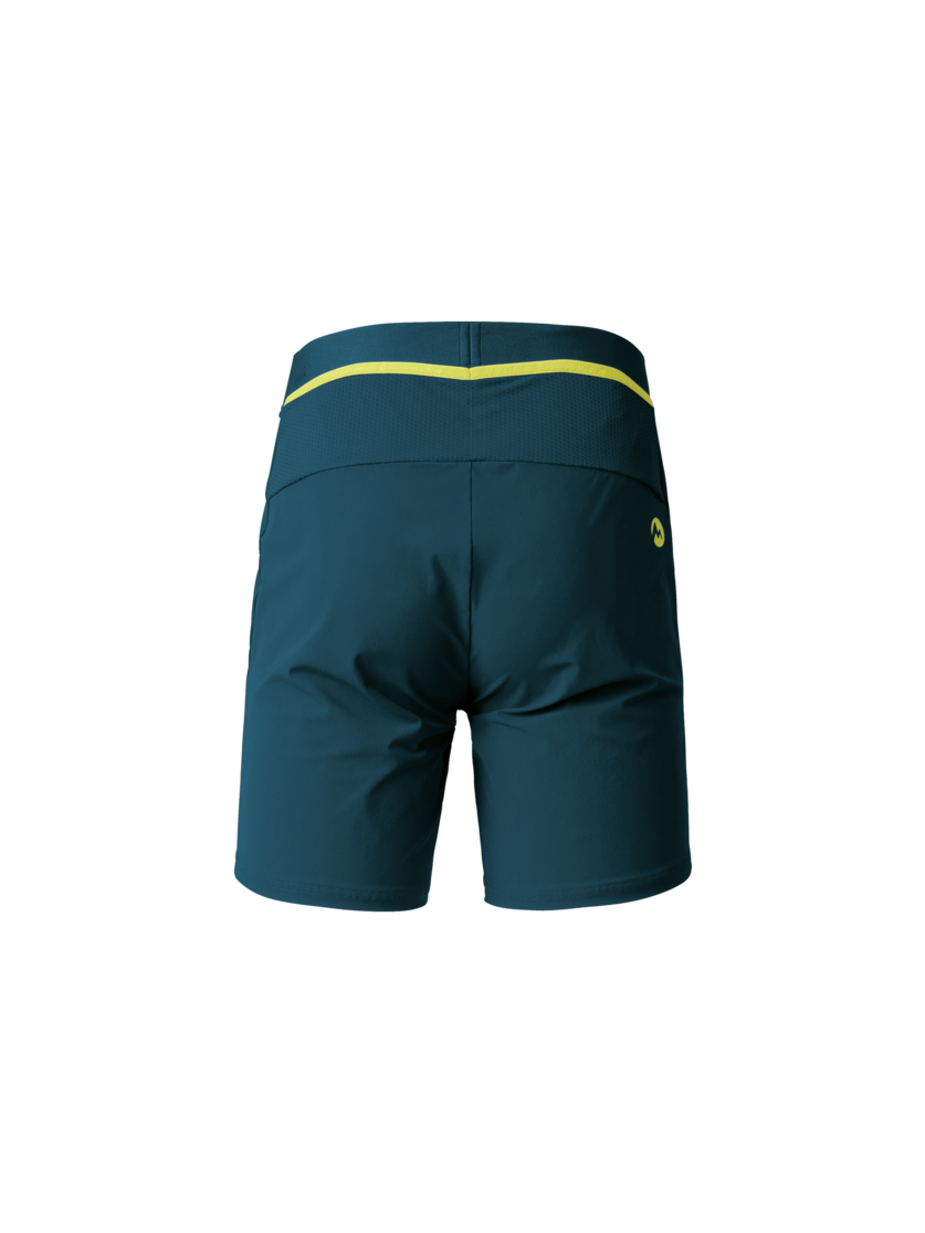 Martini Sportswear - PACEMAKER Shorts M - Kurze Hosen in poseidon-greenery - Rückansicht - Herren