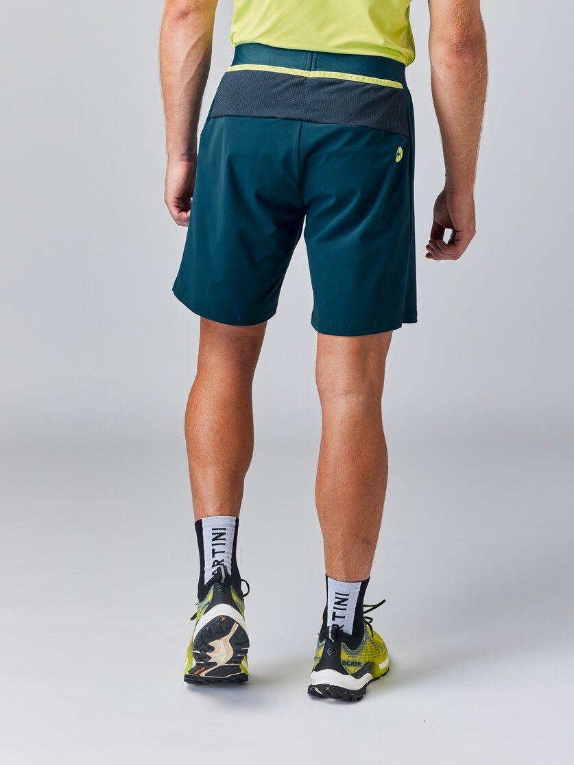 Martini Sportswear - PACEMAKER Shorts M - Kurze Hosen in black-white - Rückansicht Model - Herren