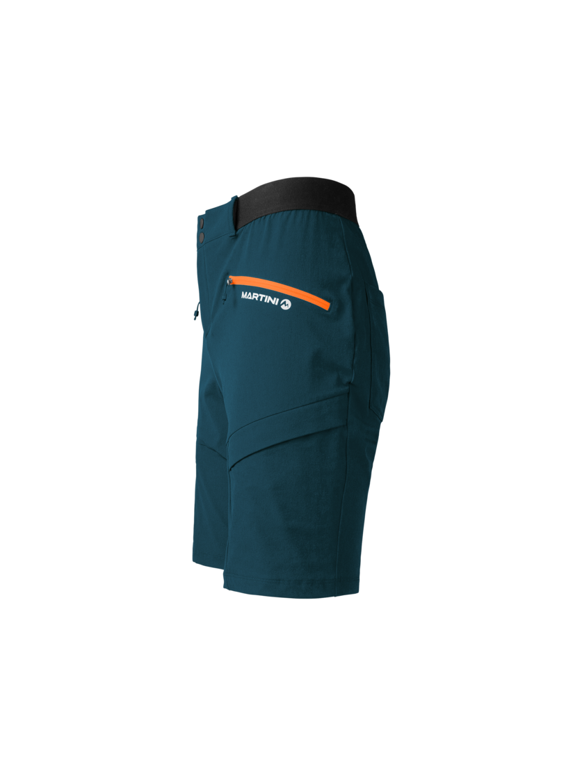 Martini Sportswear - ALPMATE Shorts Dynamic M - Shorts in poseidon-fire - side view - Men
