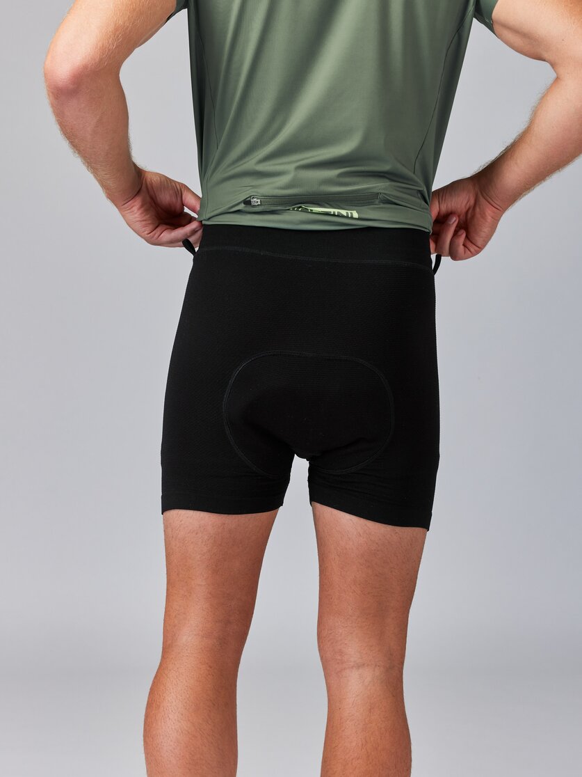 Martini Sportswear - FLOWTRAIL Clip In Shorts M - Kurze Hosen in black - Rückansicht Model - Herren