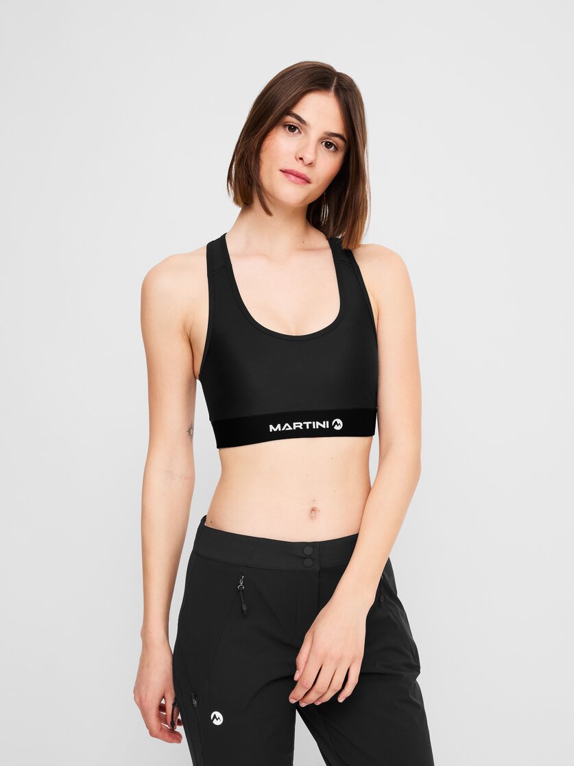 Martini Sportswear - Wanted Bra W - Sport BHs in black - Vorderansicht Model - Damen