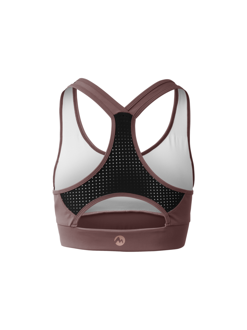 Martini Sportswear - Hillclimb Bra W - Sport BHs in clay - Rückansicht - Damen