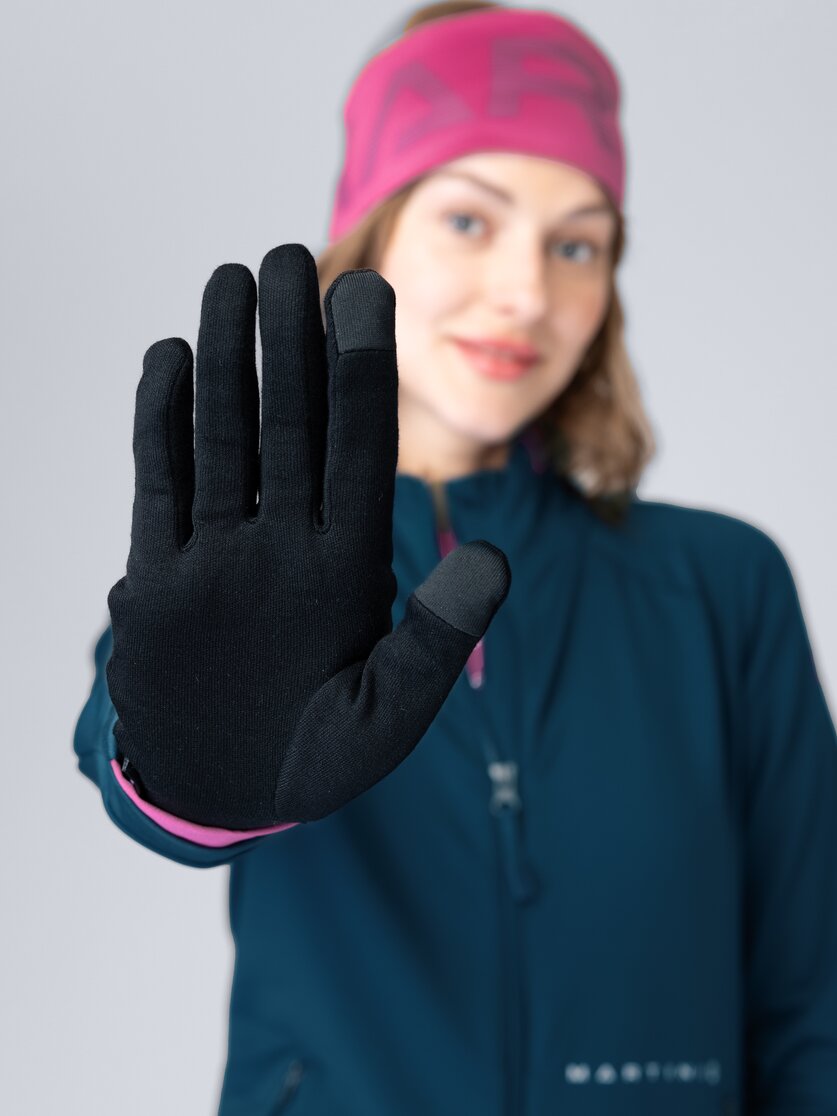 Martini Sportswear - Freeze Gloves Uni - Handschuhe in black - Detail 2 - Unisex