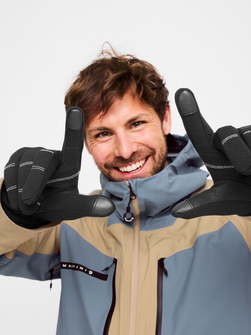 Martini Sportswear - Firn Gloves Uni - Handschuhe in black - Vorderansicht Model - Unisex