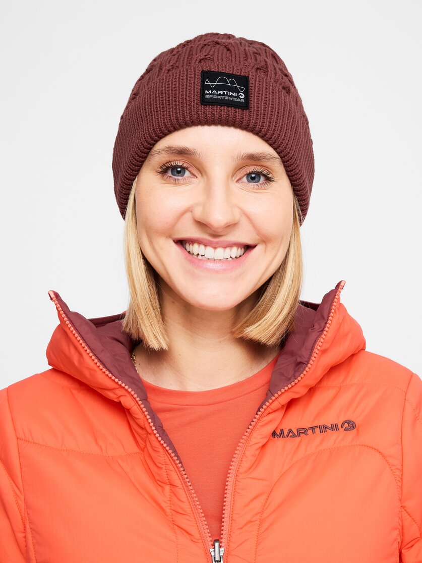 Martini Sportswear - Original Knitted Cap Uni - Mütze in lava - Vorderansicht Model - Unisex