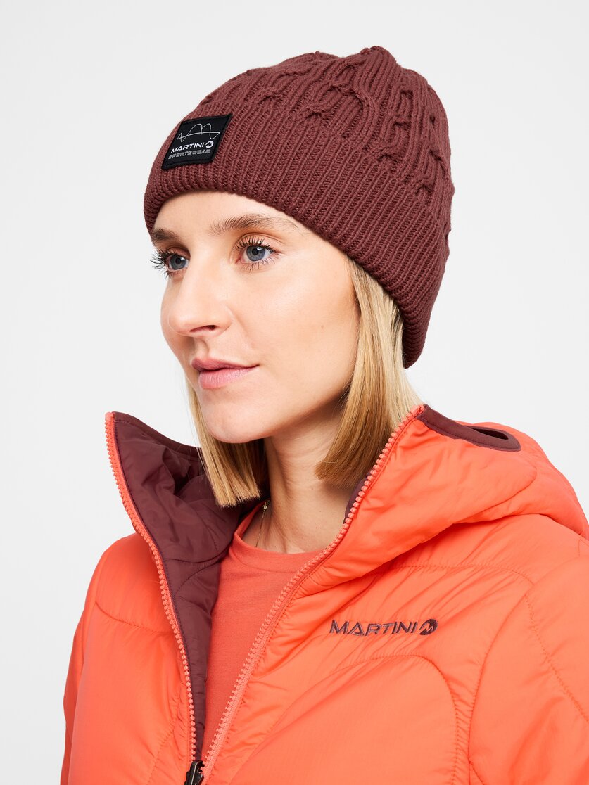 Martini Sportswear - Original Knitted Cap Uni - Mütze in lava - Rückansicht Model - Unisex