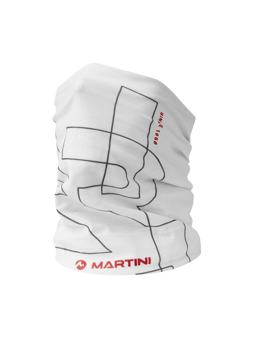 Martini Sportswear - All Passion Tube Uni - Schlauchtuch in white-red moon - Vorderansicht - Unisex