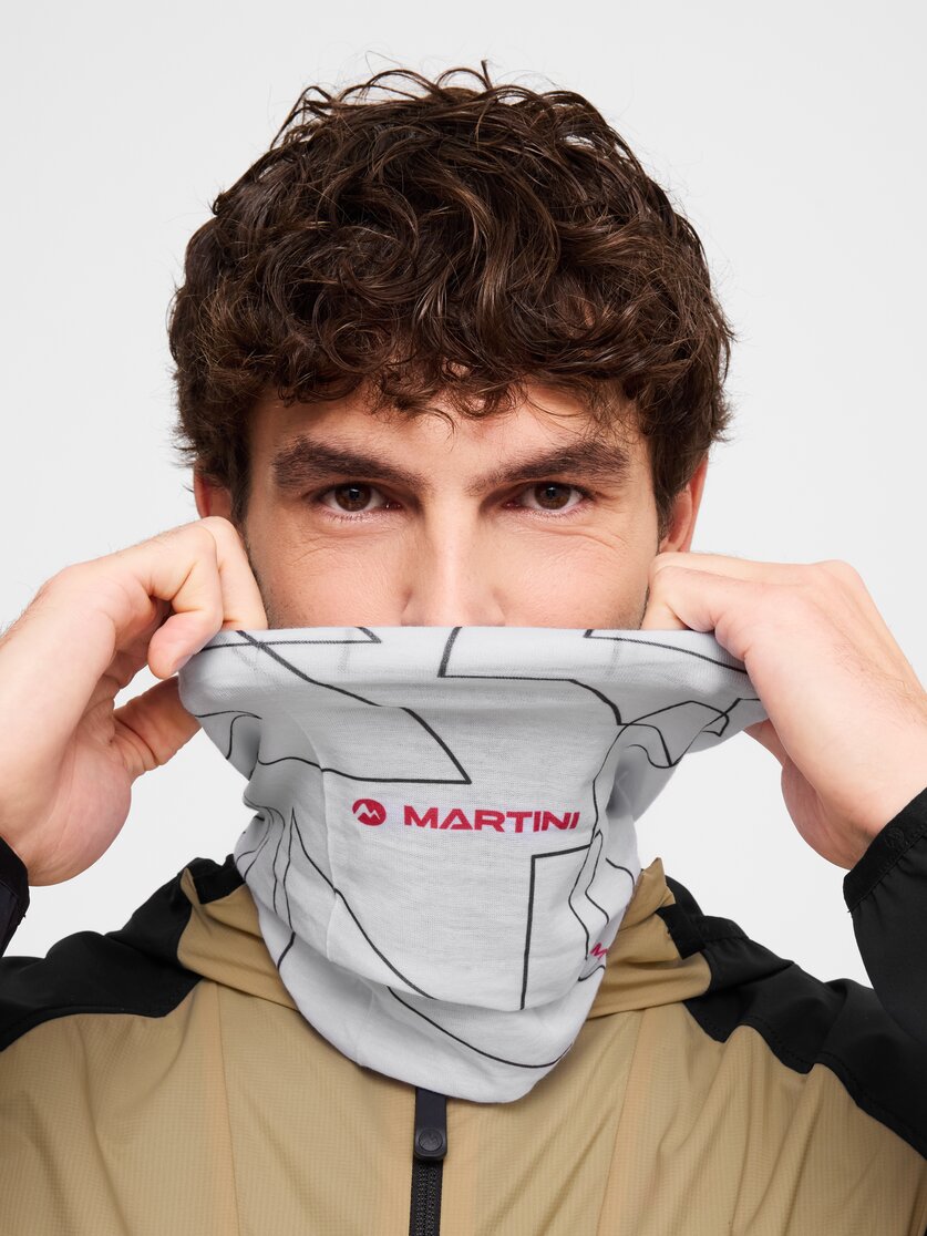 Martini Sportswear - All Passion Tube Uni - Schlauchtuch in white-red moon - Detail 2 - Unisex