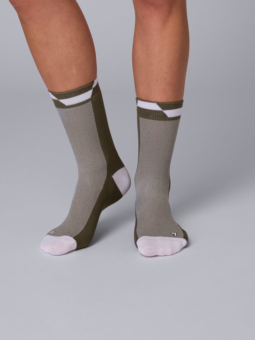 Martini Sportswear - Inmotion Socks Bike Uni - Socken in black-white - Vorderansicht Model - Unisex
