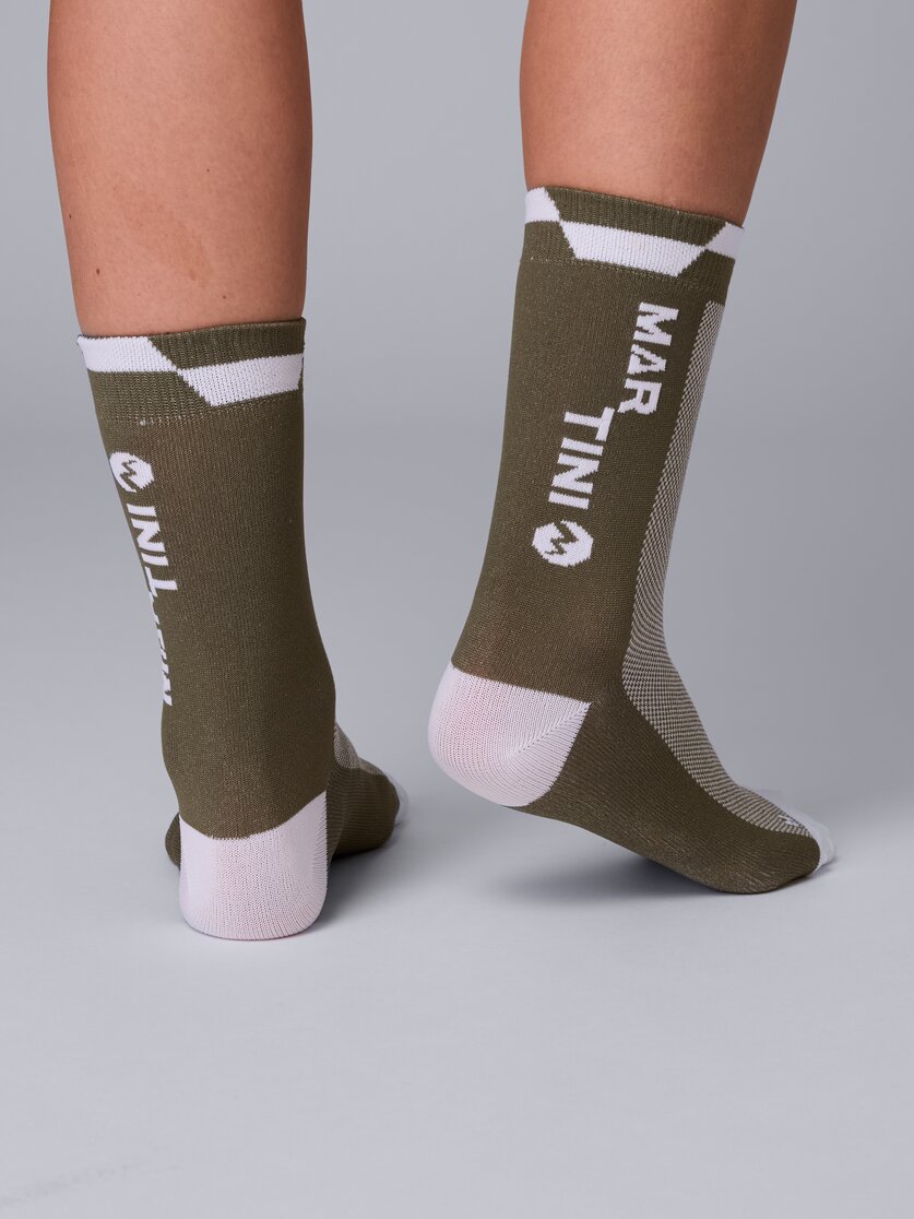 Martini Sportswear - Inmotion Socks Bike Uni - Socken in black-white - Rückansicht Model - Unisex