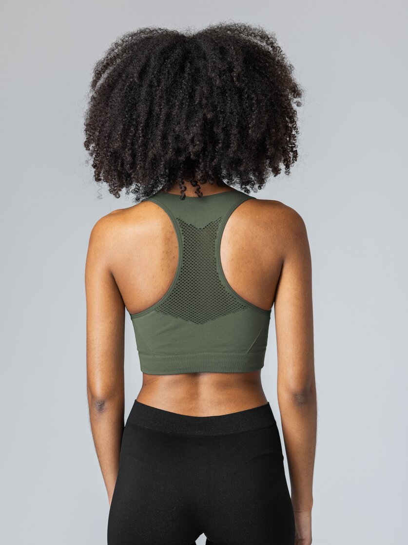 Martini Sportswear - Wanted Bra Seamless W - Sport BHs in primrose - Rückansicht Model - Damen