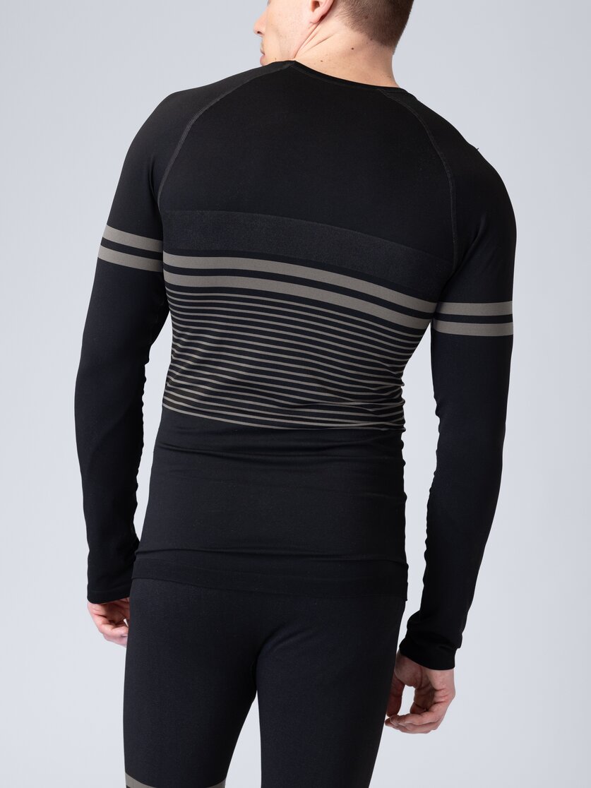 Martini Sportswear - Uwear Shirt M - Funktionswäsche - Oberteil in black - Rückansicht Model - Herren